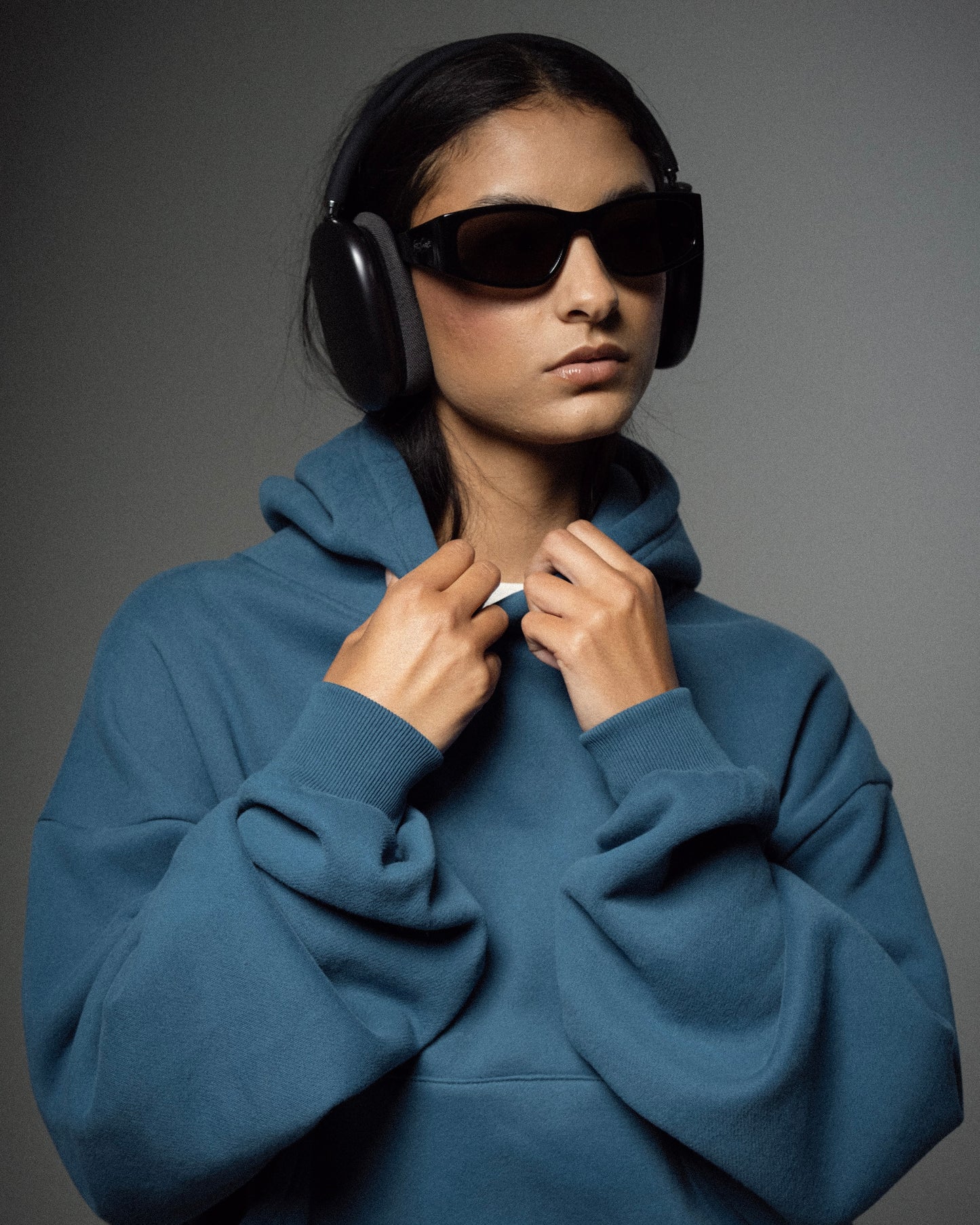 Boxy Cropped Hoodie