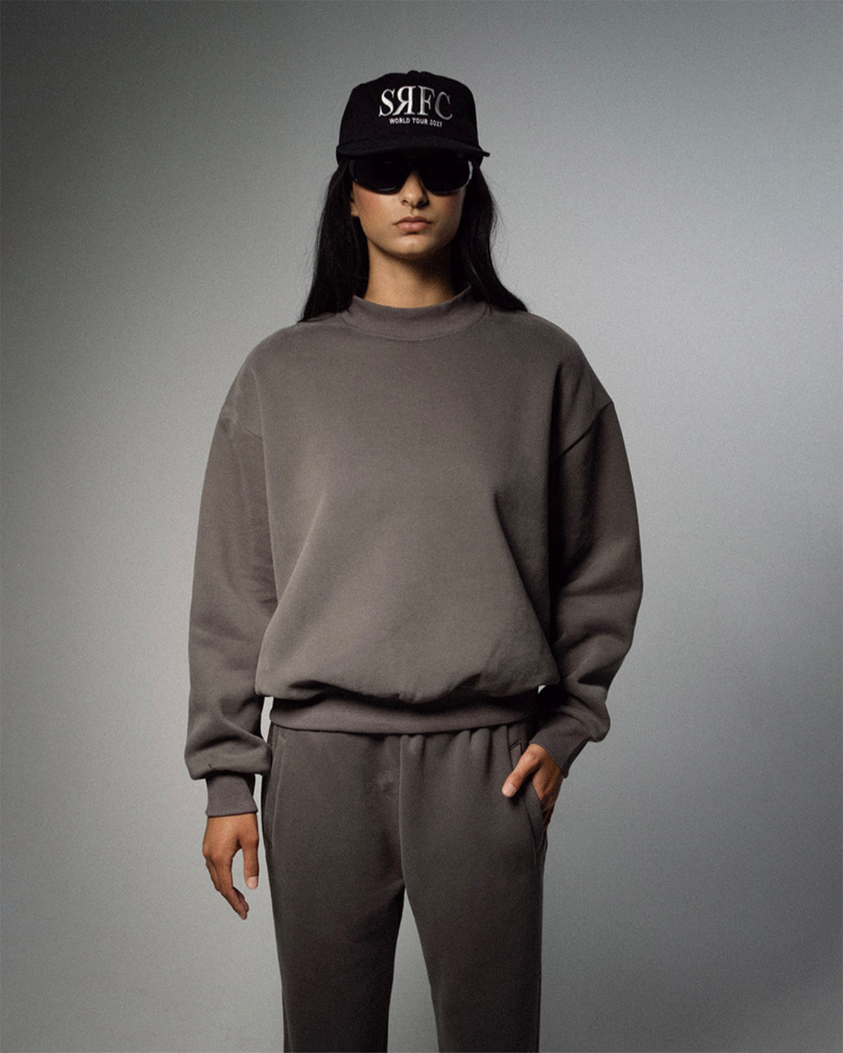 Boxy Cropped Crewneck