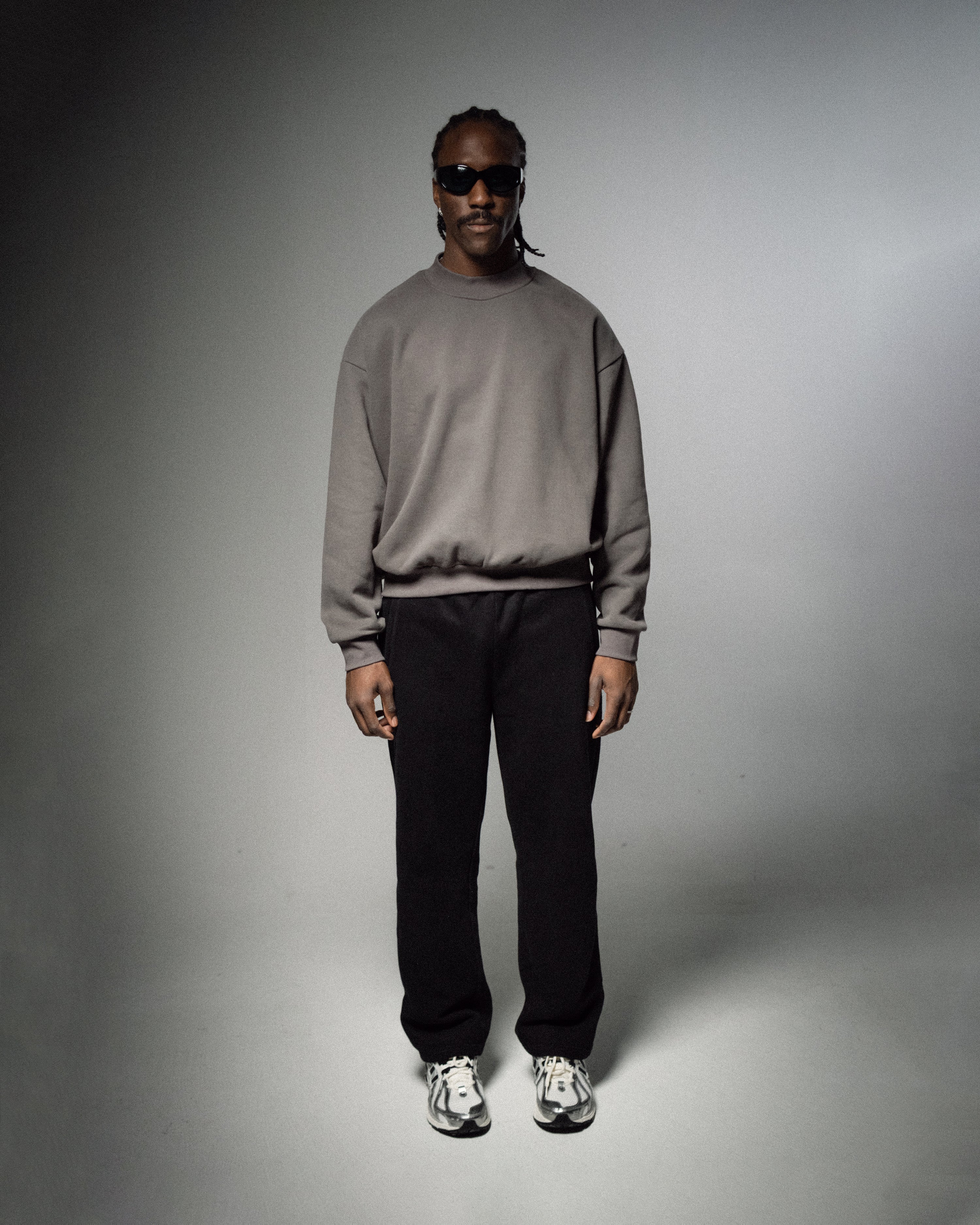 Boxy Cropped Crewneck