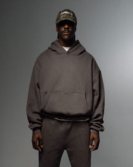 Boxy Cropped Hoodie
