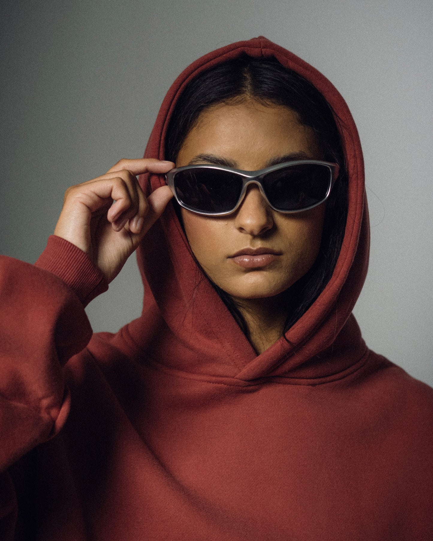 Boxy Cropped Hoodie