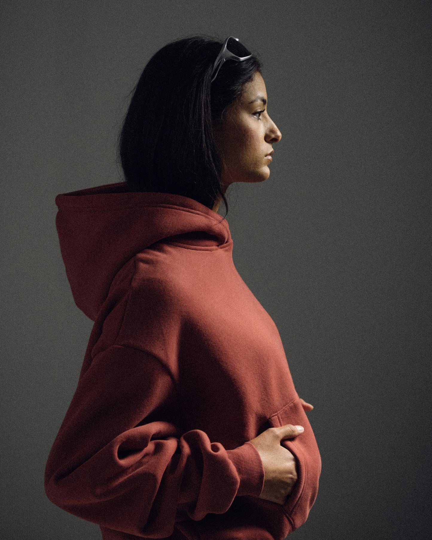Boxy Cropped Hoodie