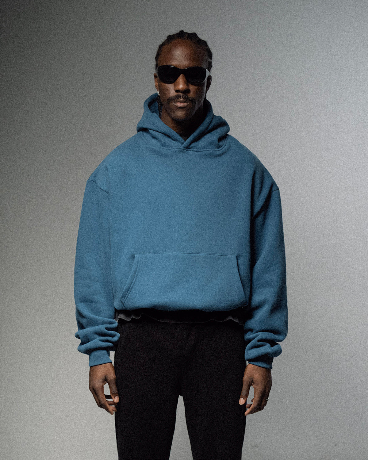 Boxy Cropped Hoodie