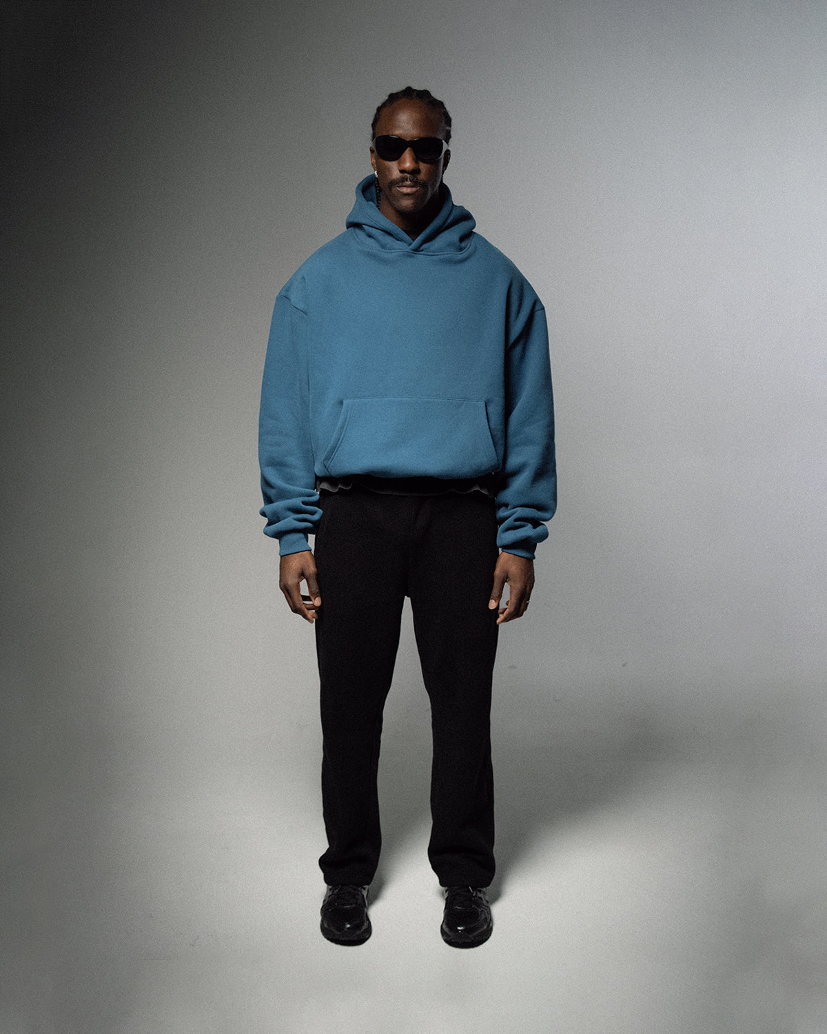 Boxy Cropped Hoodie