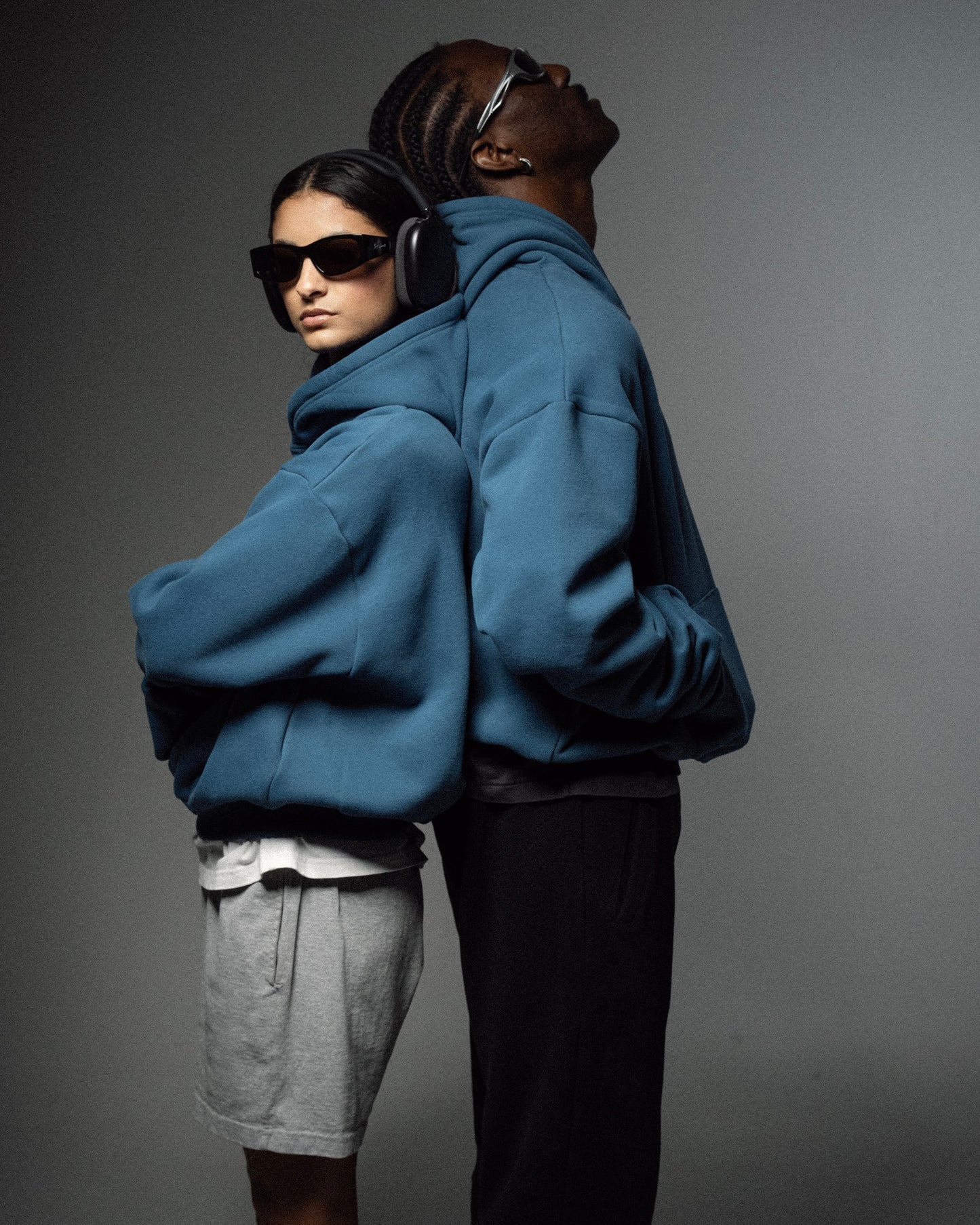 Boxy Cropped Hoodie