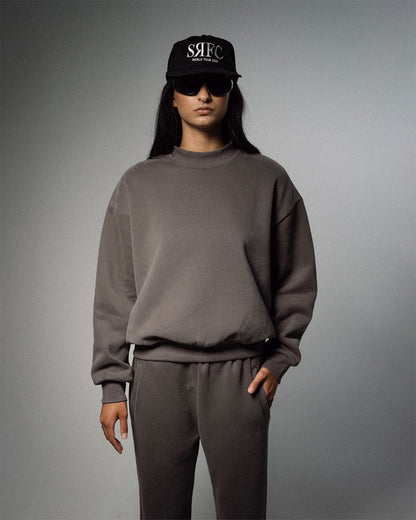 Boxy Cropped Crewneck