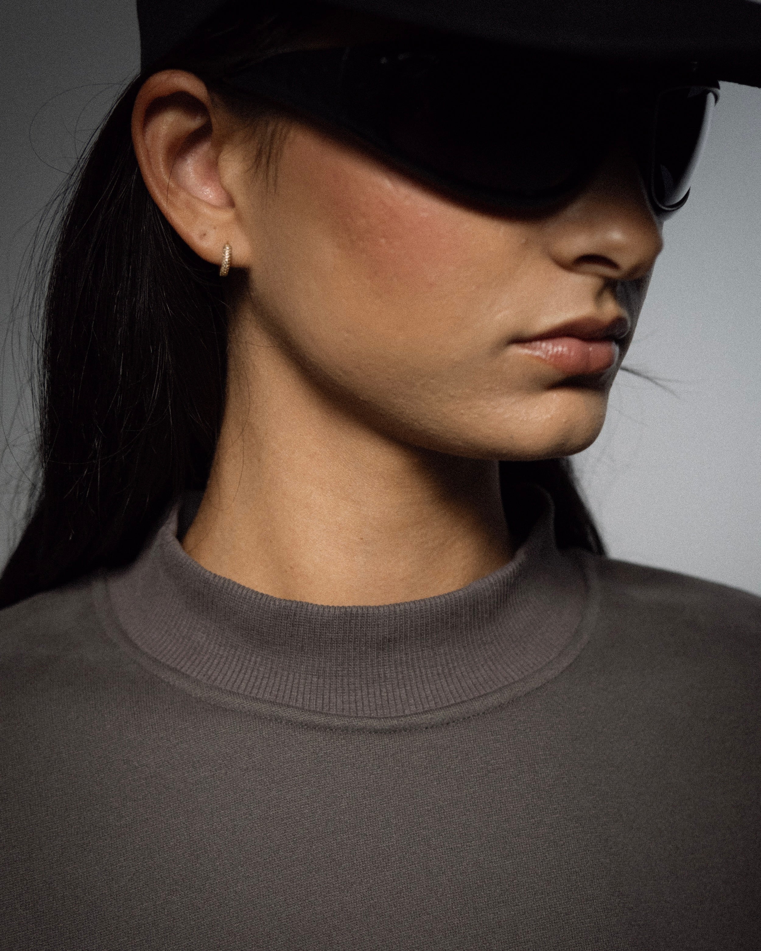 Boxy Cropped Crewneck