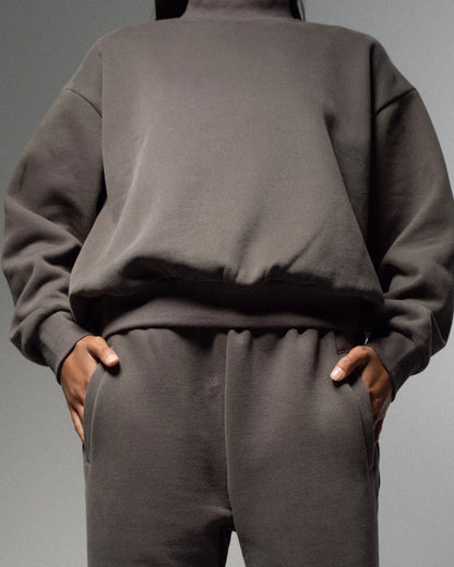 Boxy Cropped Crewneck