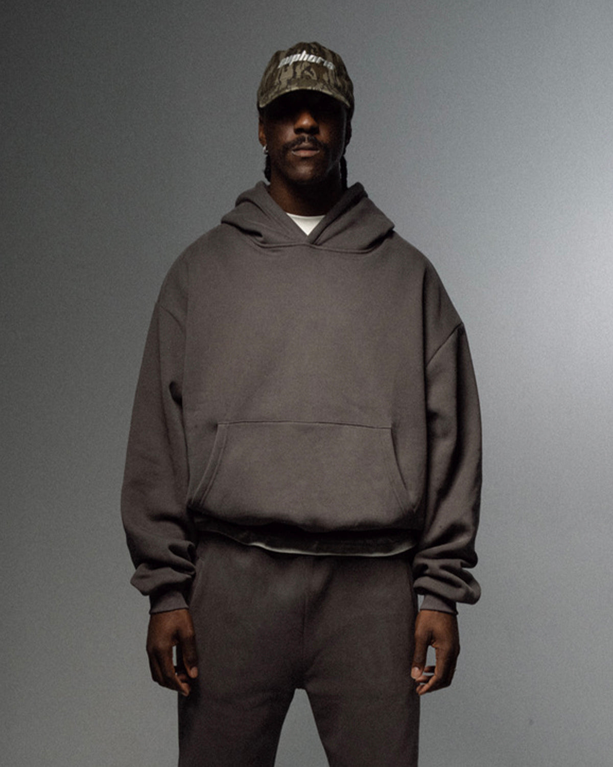 Boxy Cropped Hoodie