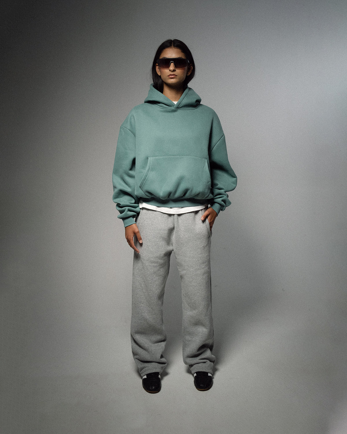 Boxy Cropped Hoodie