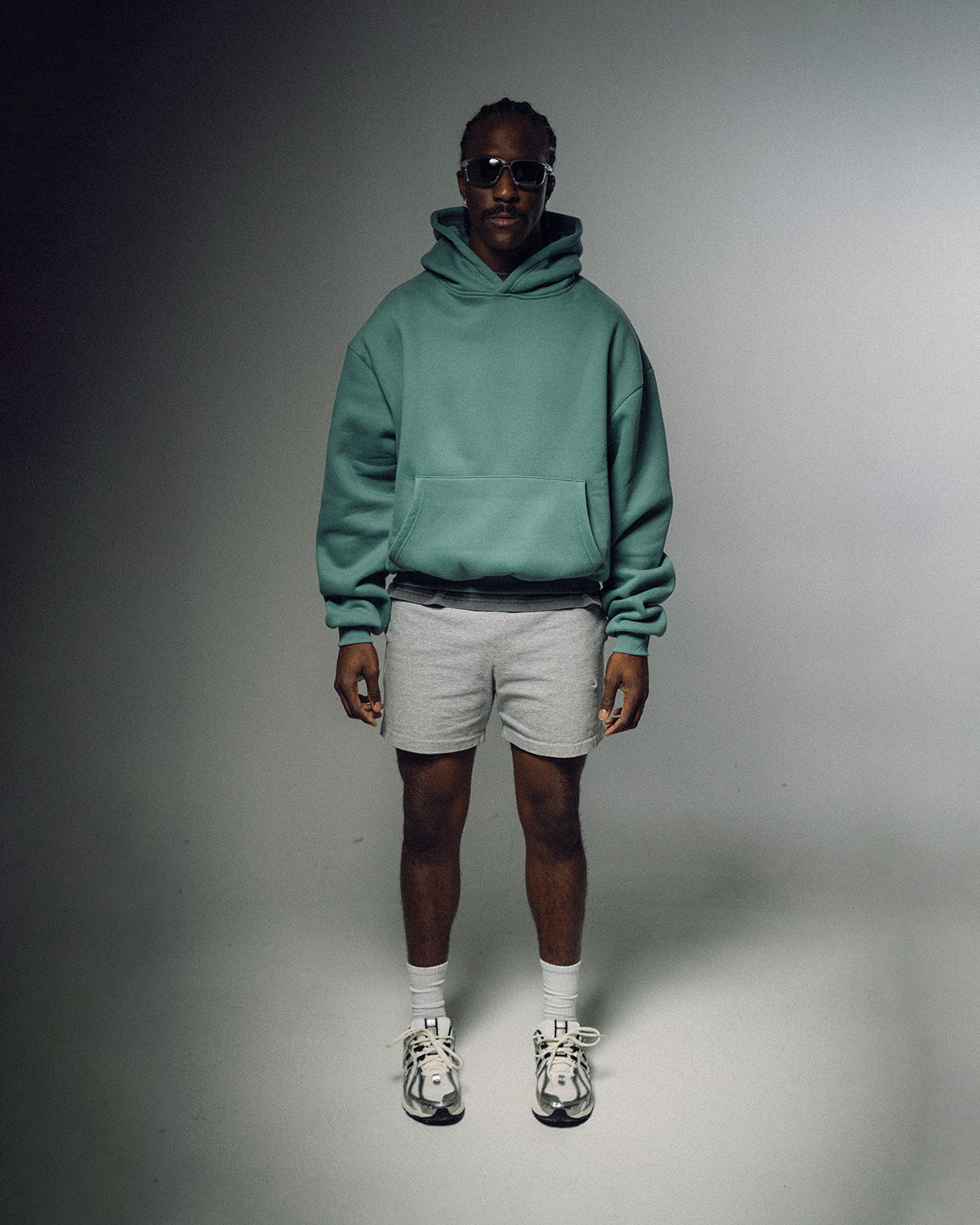 Boxy Cropped Hoodie