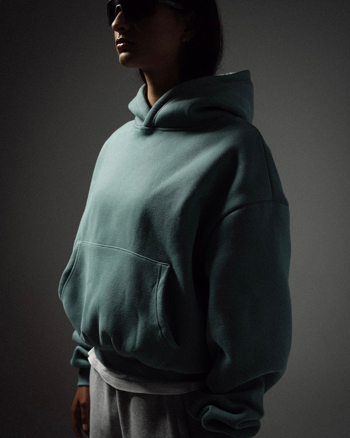 Boxy Cropped Hoodie